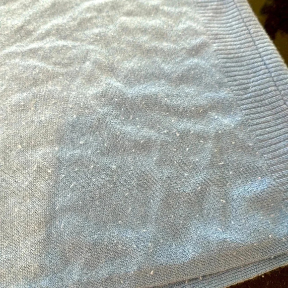 LILY PULITZER 100% Cashmere Baby Blue v-neck Poncho Sweater in Size XS/S - Picture 10 of 10